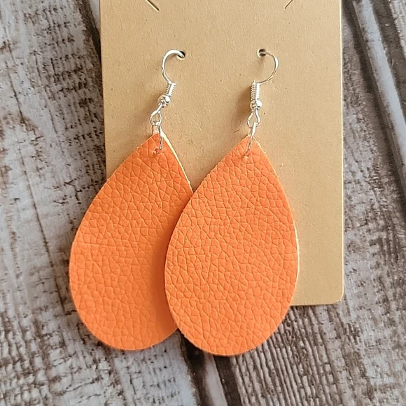 Handmade Faux Leather Earrings Bundle - Picture 9 of 14